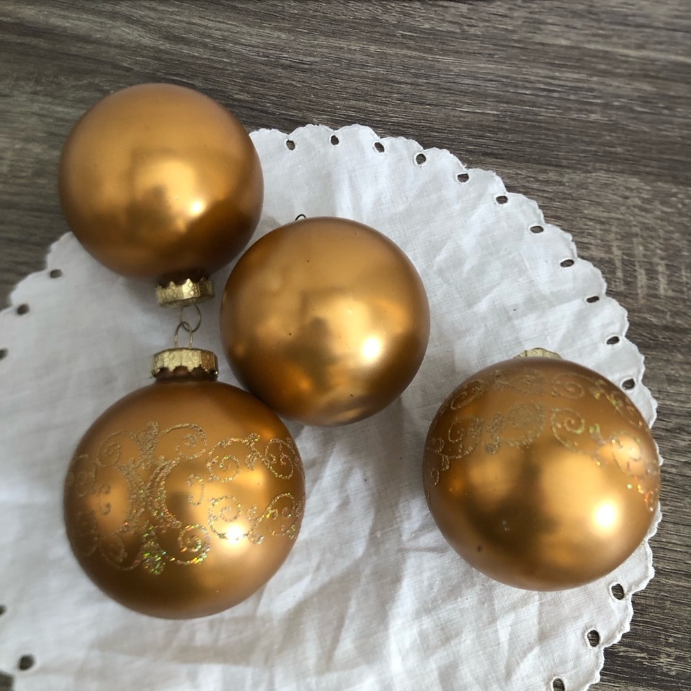 Vtg Elegant Holiday Ornaments